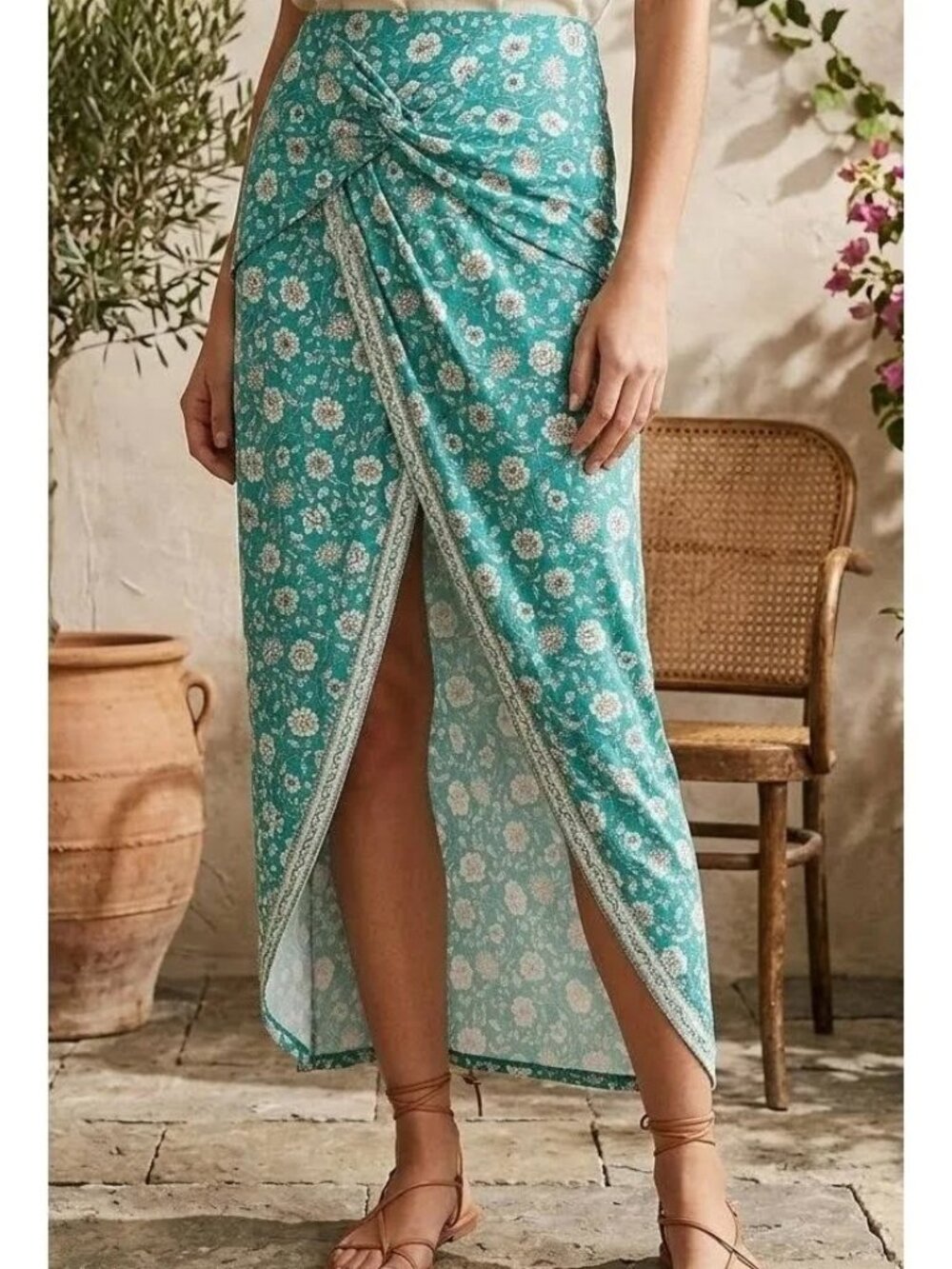 Free People wrap skirt cover-up